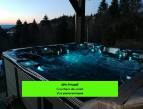 Chalet neuf avec jacuzzi privé, vue imprenable sur Massif des Vosges